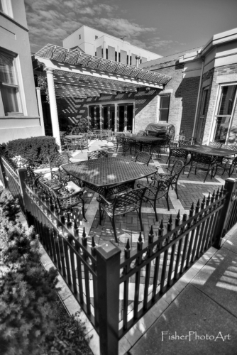 Courtyard BW